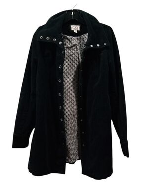Heritage 1981 Black Courdoroy Pea Coat